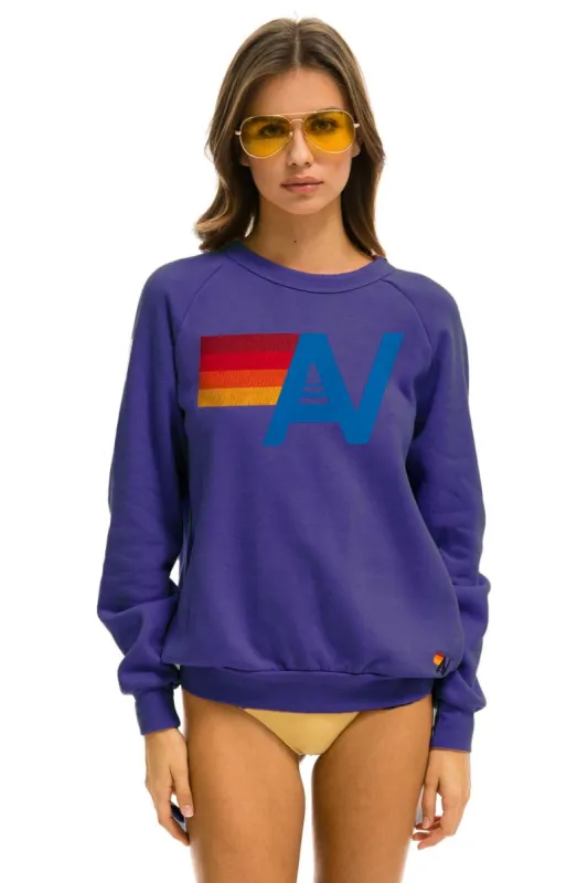 LOGO SWEATSHIRT - PURPLE sold by Aviator Nation