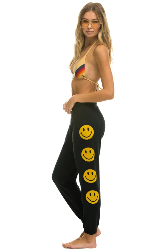 SMILEY 2 LIGHT WEIGHT SWEATPANTS - CHARCOAL sold by Aviator Nation