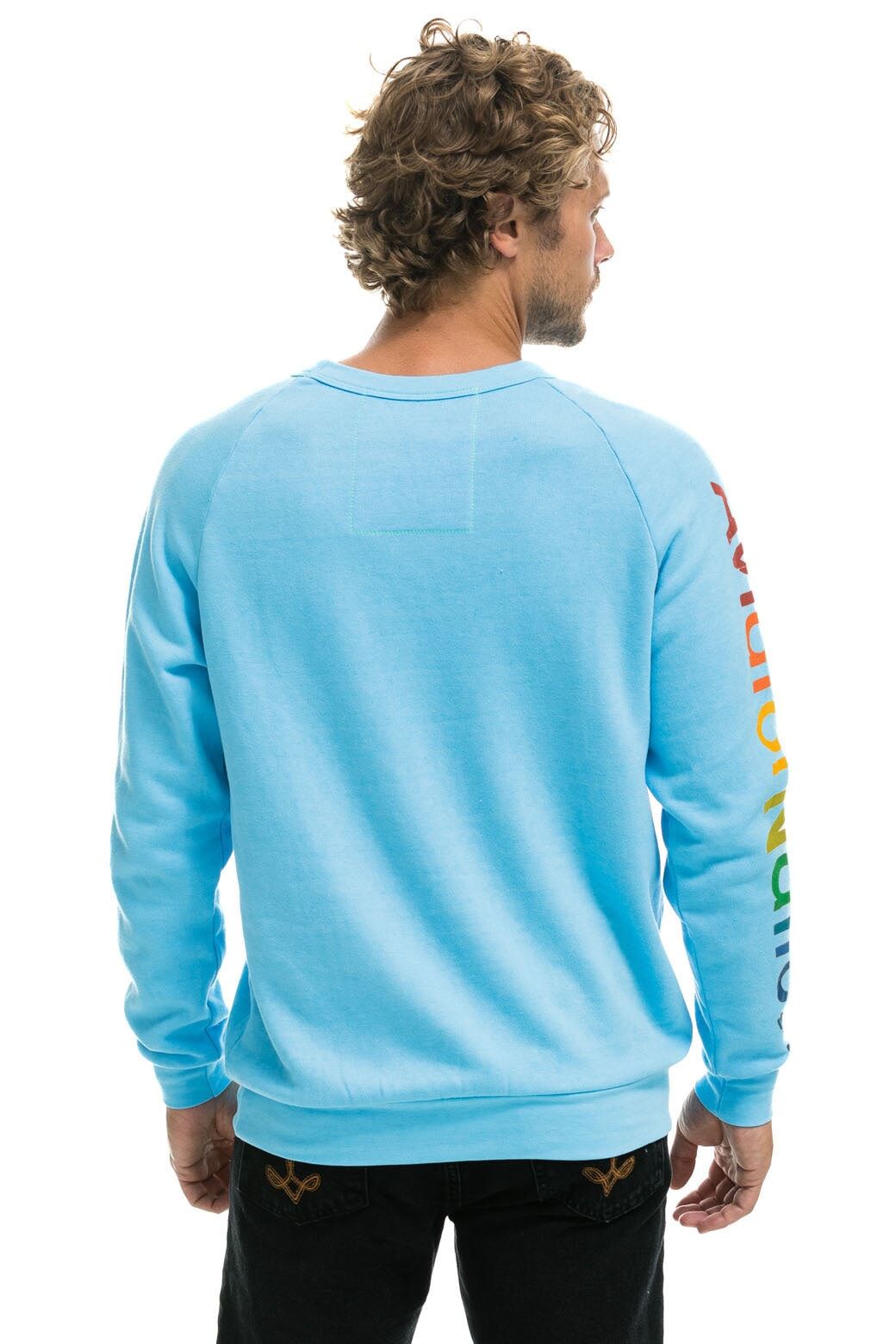 AVIATOR NATION NORTH SHORE CREW SWEATSHIRT - SKY sold by Aviator Nation product image thumbnail 4