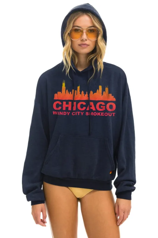 WINDY CITY SMOKEOUT 2024 PULLOVER HOODIE RELAXED - NAVY sold by Aviator Nation