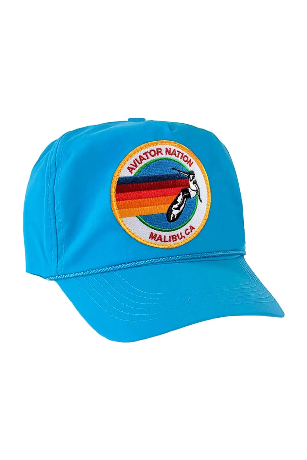 SIGNATURE MALIBU VINTAGE NYLON TRUCKER HAT sold by Aviator Nation product image thumbnail 4