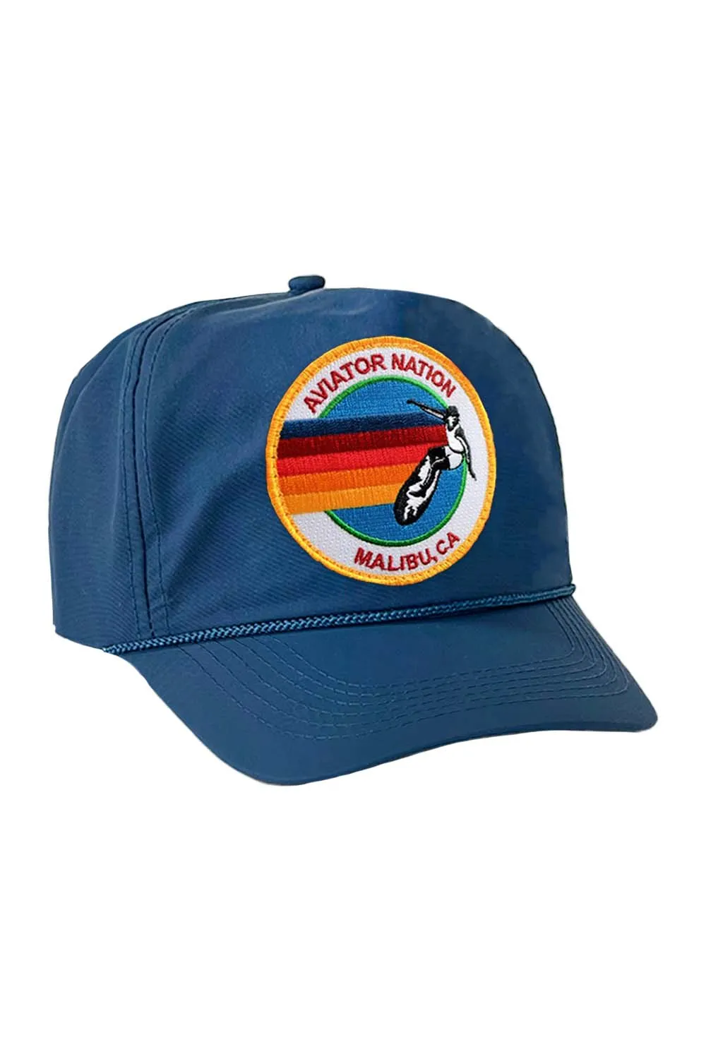 SIGNATURE MALIBU VINTAGE NYLON TRUCKER HAT sold by Aviator Nation product image thumbnail 5