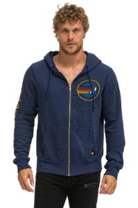 AVIATOR NATION MILL VALLEY ZIP HOODIE - NAVY sold by Aviator Nation