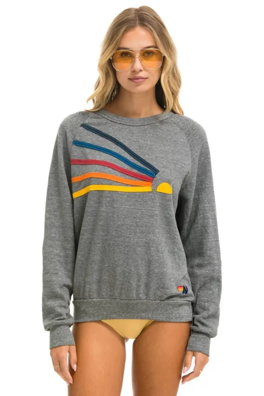 DAYDREAM SWEATSHIRT - HEATHER GREY sold by Aviator Nation