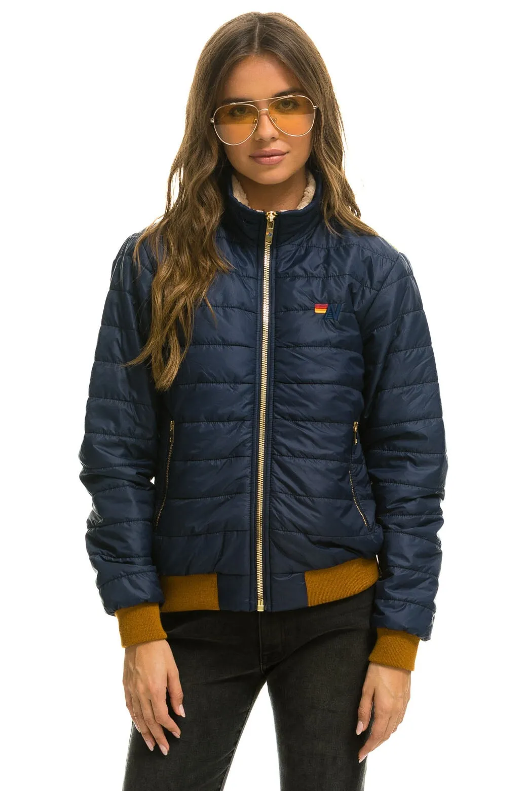 SUNBURST JACKET - NAVY sold by Aviator Nation product image thumbnail 5