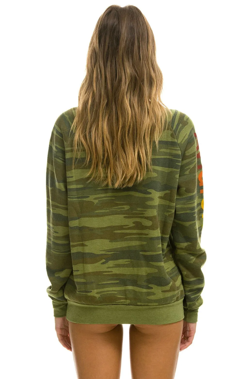 AVIATOR NATION HA - CREW SWEATSHIRT CAMO sold by Aviator Nation product image thumbnail 4