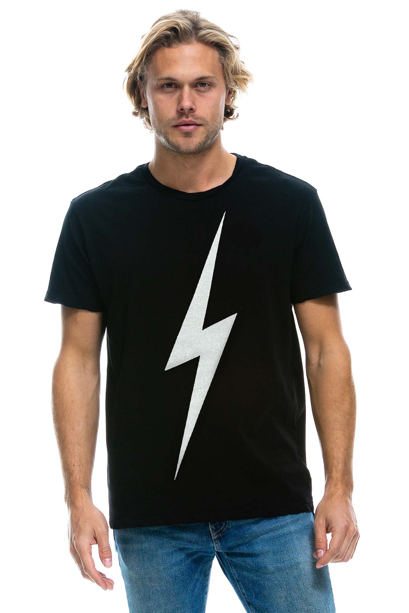 BOLT TEE - BLACK sold by Aviator Nation product image thumbnail 2