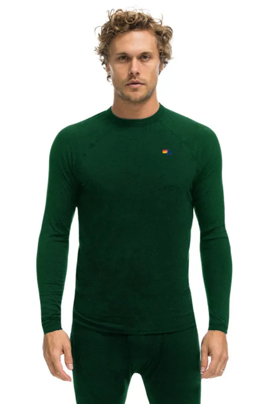 THERMAL BASE LAYER TOP - FOREST sold by Aviator Nation