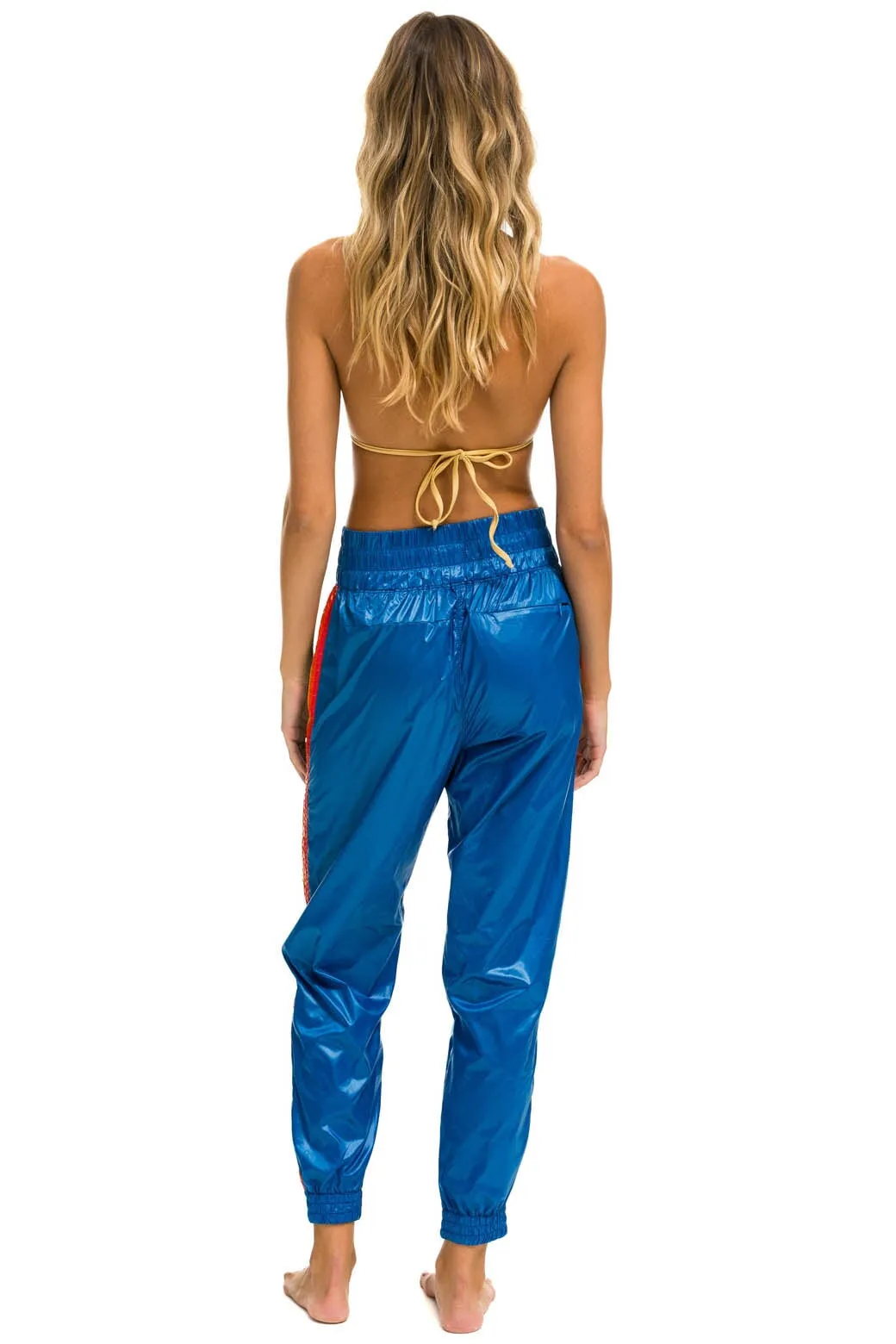 5 STRIPE HI RISE WIND PANT - SNORKEL BLUE sold by Aviator Nation product image thumbnail 4
