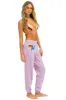 LOGO STITCH SWEATPANTS - MAUVE sold by Aviator Nation