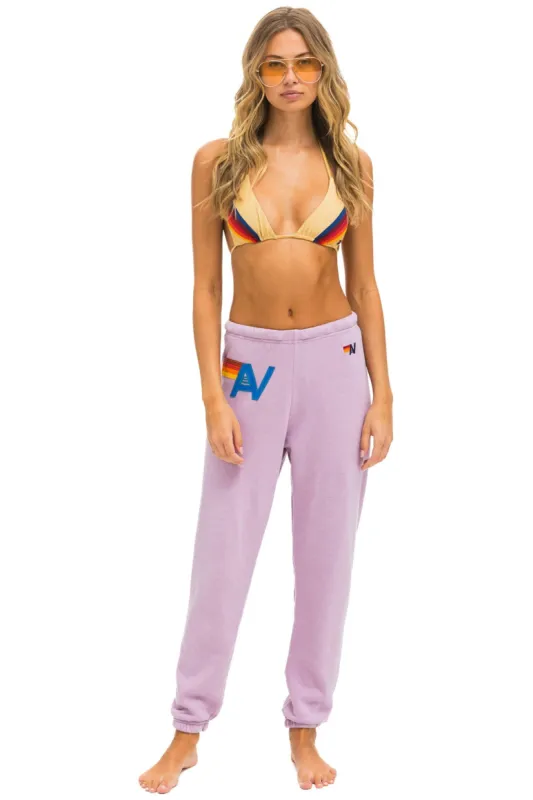 LOGO STITCH SWEATPANTS - MAUVE sold by Aviator Nation