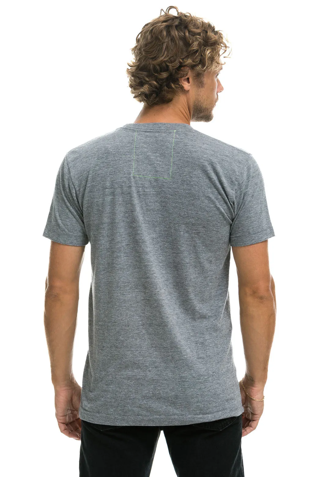 SURF NAKED TEE - HEATHER GREY sold by Aviator Nation product image thumbnail 3