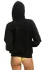 5 STRIPE RELAXED ZIP HOODIE - BLACK // WONKA sold by Aviator Nation
