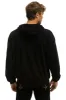 5 STRIPE RELAXED ZIP HOODIE - BLACK // WONKA sold by Aviator Nation