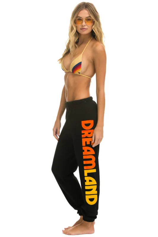 DREAMLAND TIGER SWEATPANTS - BLACK sold by Aviator Nation