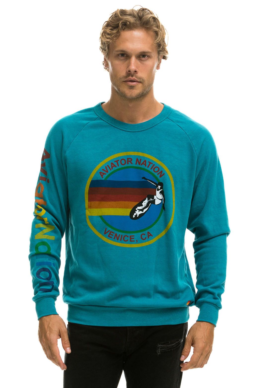 AVIATOR NATION SWEATSHIRT - TEAL sold by Aviator Nation product image thumbnail 2