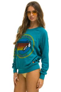 AVIATOR NATION SWEATSHIRT - TEAL sold by Aviator Nation