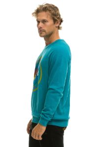 AVIATOR NATION SWEATSHIRT - TEAL sold by Aviator Nation