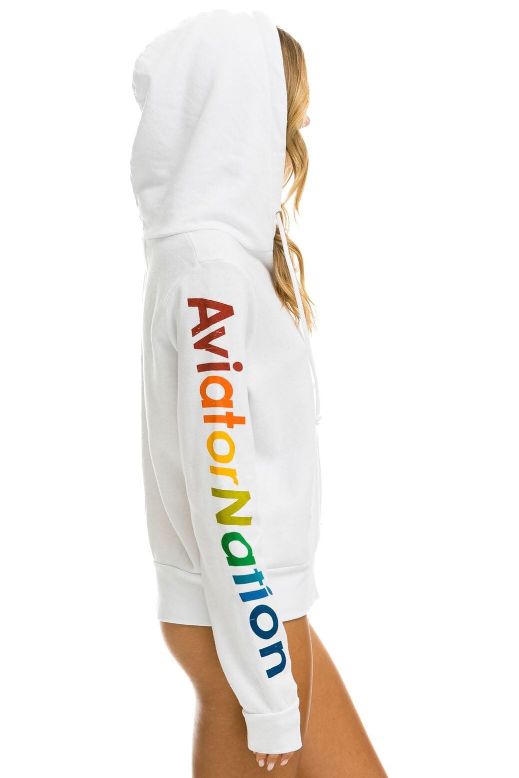 AVIATOR NATION NORTH SHORE HOODIE - WHITE sold by Aviator Nation product image thumbnail 3