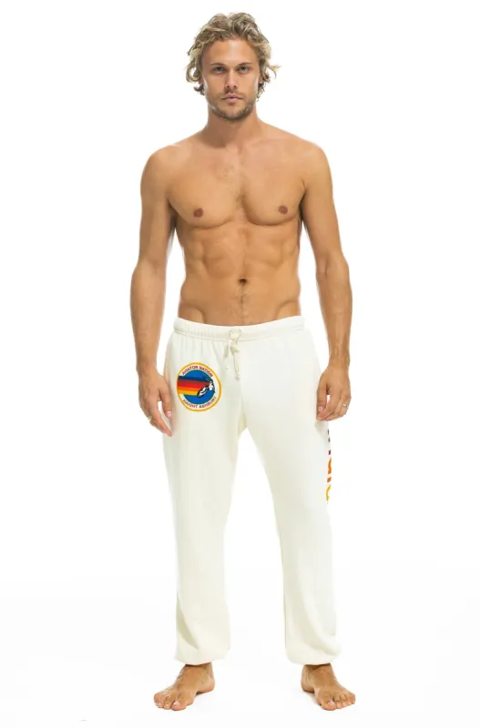 AVIATOR NATION HAIGHT ASHBURY SWEATPANTS - VINTAGE WHITE sold by Aviator Nation