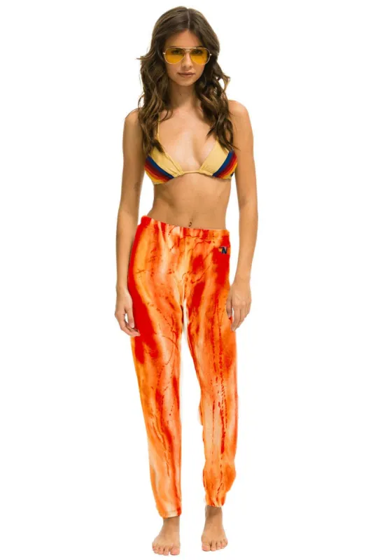 ARTIST COLLECTION SWEATPANTS - 	 RED ORANGE sold by Aviator Nation