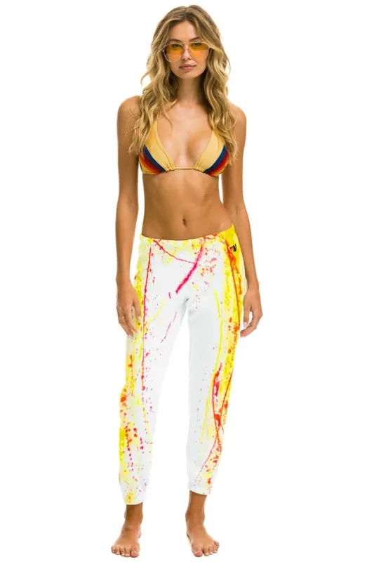 ARTIST COLLECTION SWEATPANTS - YELLOW FADE sold by Aviator Nation