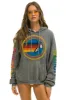 AVIATOR NATION HAIGHT ASHBURY RELAXED PULLOVER HOODIE - HEATHER GREY sold by Aviator Nation