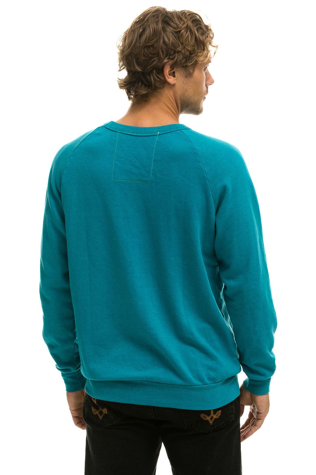 LOGO SWEATSHIRT - TEAL sold by Aviator Nation product image thumbnail 6