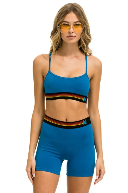 LOGO ADJUSTABLE BRALETTE - CARIBBEAN sold by Aviator Nation