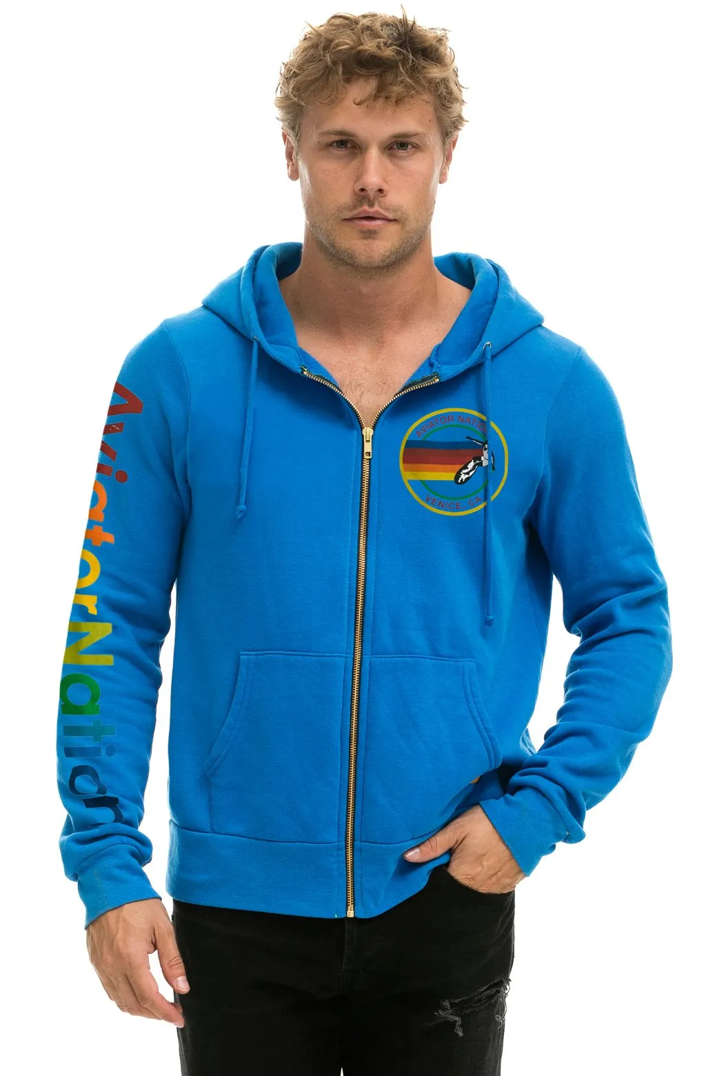 AVIATOR NATION HOODIE - OCEAN sold by Aviator Nation product image thumbnail 2