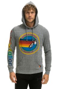 AVIATOR NATION MALIBU PULLOVER HOODIE - HEATHER GREY sold by Aviator Nation