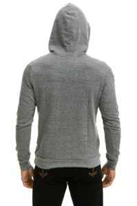 AVIATOR NATION MALIBU PULLOVER HOODIE - HEATHER GREY sold by Aviator Nation