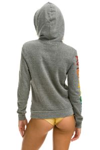 AVIATOR NATION MALIBU PULLOVER HOODIE - HEATHER GREY sold by Aviator Nation