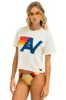LOGO BOYFRIEND TEE - VINTAGE WHITE sold by Aviator Nation