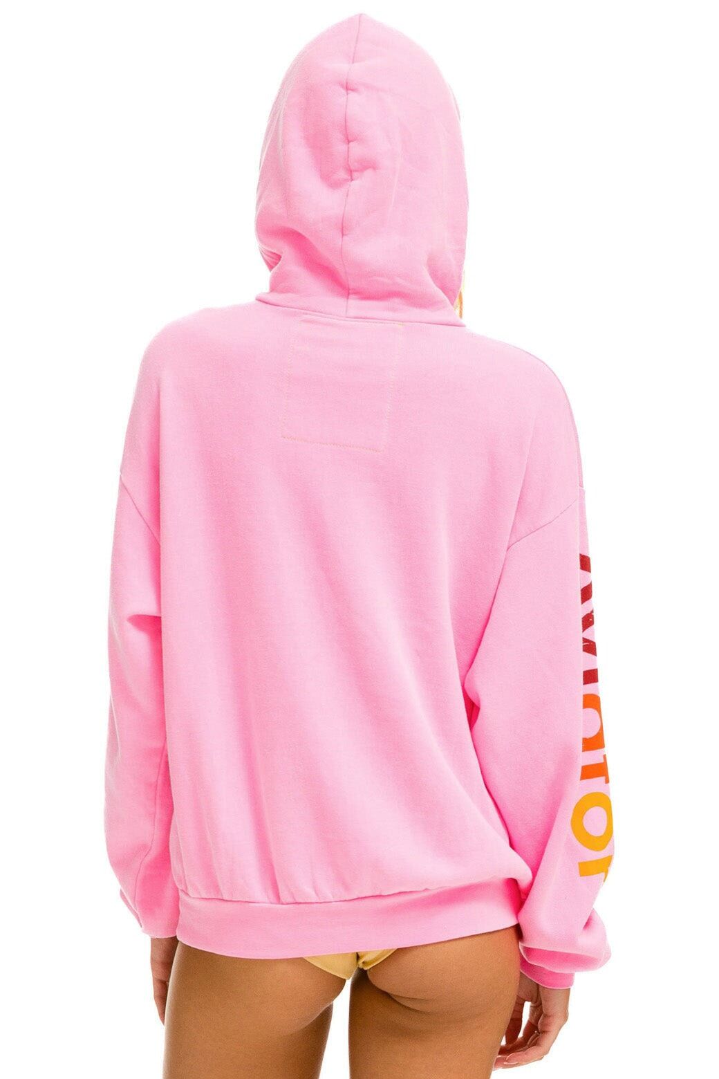 AVIATOR NATION NORTH SHORE RELAXED PULLOVER HOODIE - NEON PINK sold by Aviator Nation product image thumbnail 3