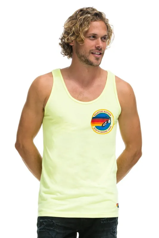 MEN'S AVIATOR NATION ASPEN TANK - NEON YELLOW sold by Aviator Nation