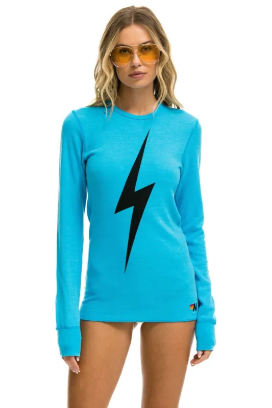 BOLT THERMAL - NEON BLUE sold by Aviator Nation