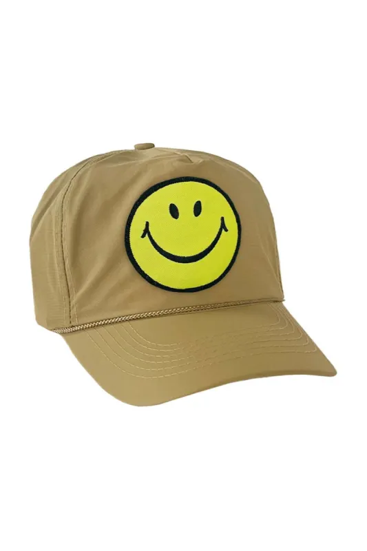 SMILEY - VINTAGE NYLON TRUCKER HAT sold by Aviator Nation