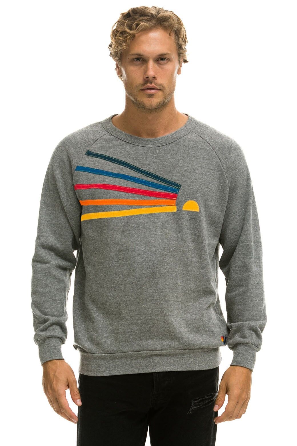 DAYDREAM SWEATSHIRT - HEATHER GREY sold by Aviator Nation product image thumbnail 3