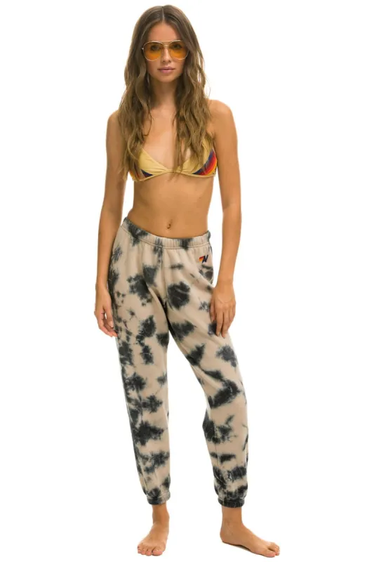 HAND DYED SWEATPANTS - TIE DYE DUSTY sold by Aviator Nation