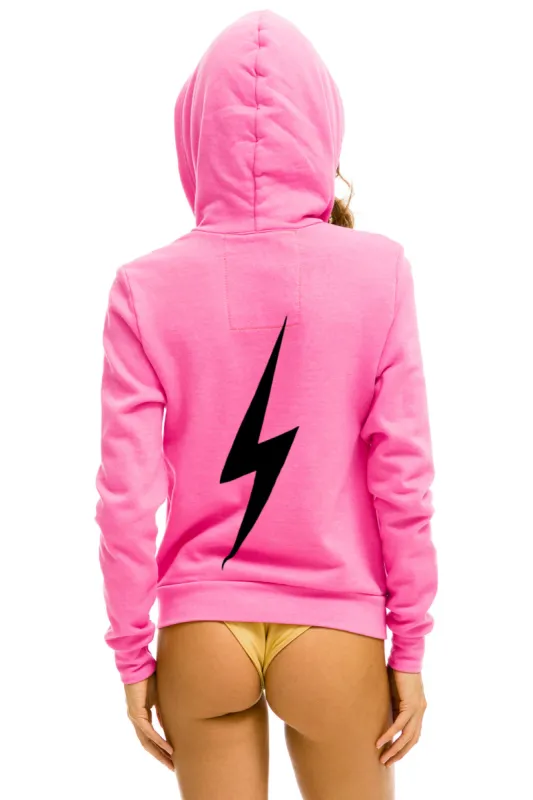 BOLT HOODIE - NEON PINK sold by Aviator Nation