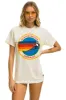 AVIATOR NATION ASPEN CREW TEE SHIRT - VINTAGE WHITE sold by Aviator Nation