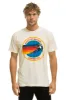 AVIATOR NATION ASPEN CREW TEE SHIRT - VINTAGE WHITE sold by Aviator Nation