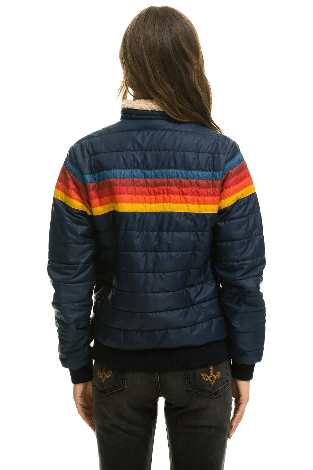 5 STRIPE JACKET - NAVY sold by Aviator Nation product image thumbnail 3
