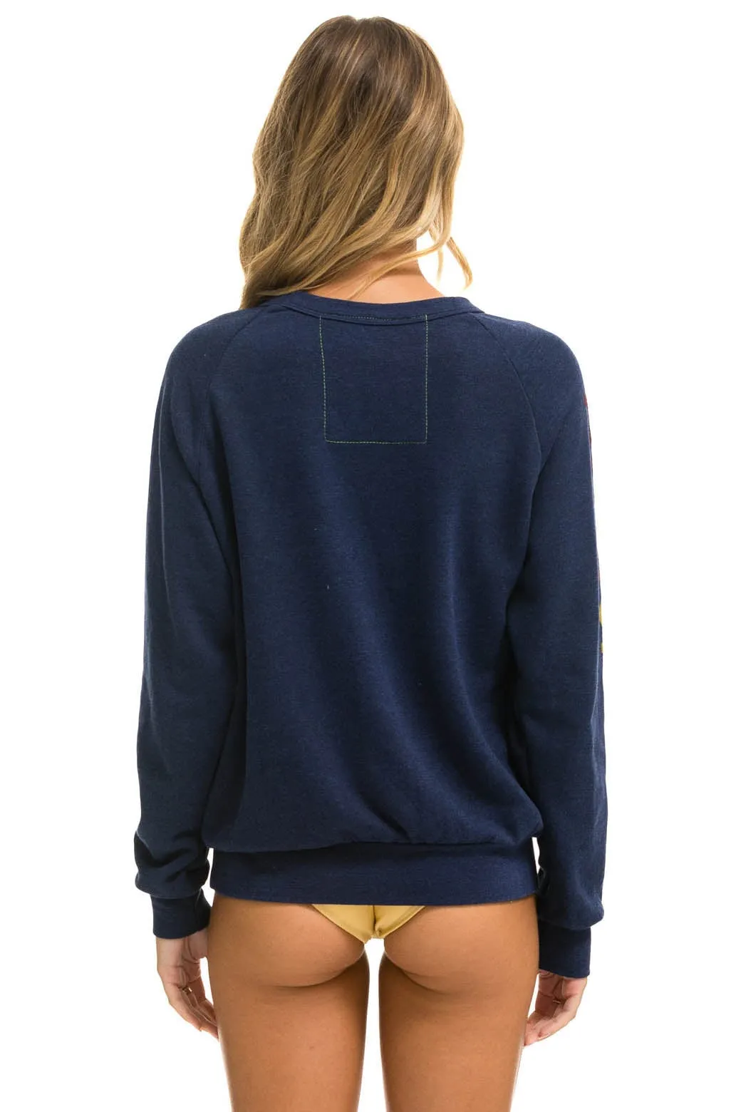 AVIATOR NATION CREW SWEATSHIRT - NAVY sold by Aviator Nation product image thumbnail 5