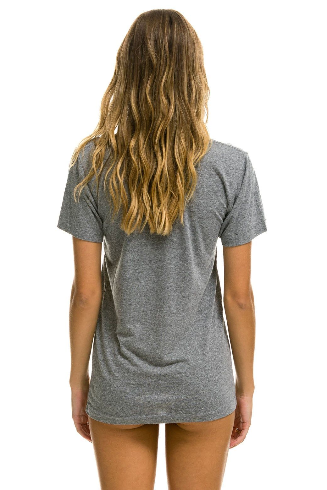 HAWAII RELIEF CREW TEE - HEATHER GREY sold by Aviator Nation product image thumbnail 3