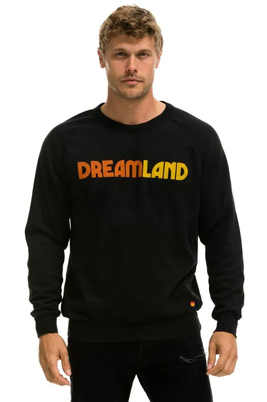 DREAMLAND LOGO SWEATSHIRT - BLACK sold by Aviator Nation