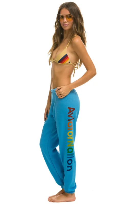 AVIATOR NATION SWEATPANTS - OCEAN sold by Aviator Nation