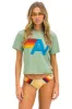 LOGO BOYFRIEND TEE - SAGE sold by Aviator Nation