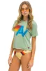 LOGO BOYFRIEND TEE - SAGE sold by Aviator Nation